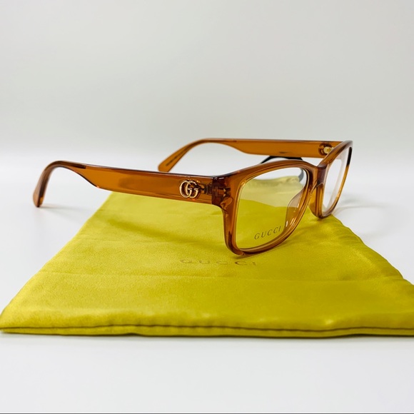 clear frame gucci eyeglasses